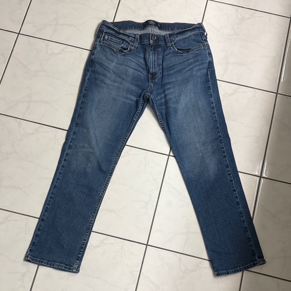 Hollister Men's Slim Straight Blue Jeans Epic Flex 32x30